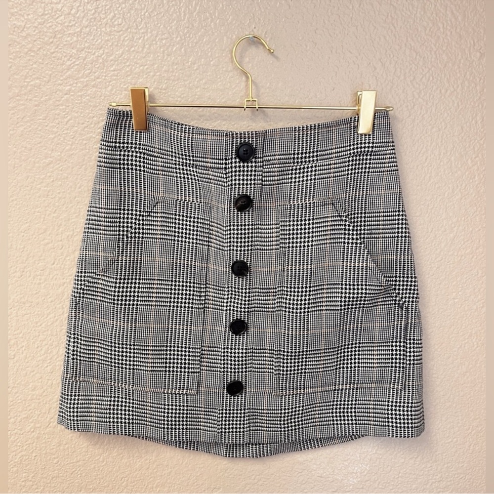 Veronica Beard Mini Houndstooth Button Pocket Min… - image 2